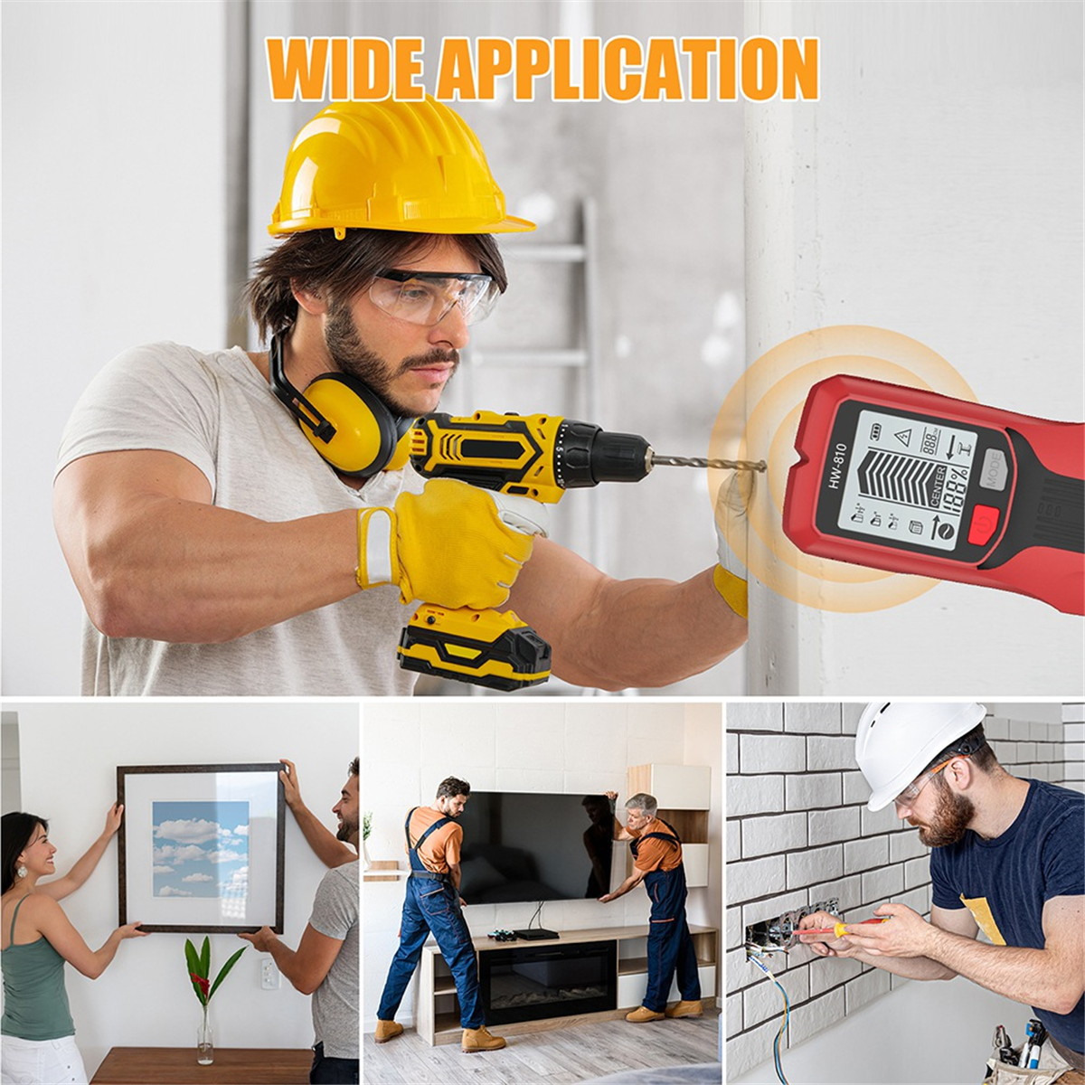 Home Improvement Definition - A002 -810 Handheld Metal Detector Nail