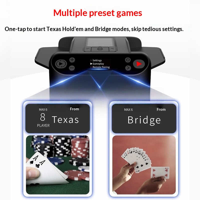 Home Improvement Game - Automatic Card Shuffler Machine Battery Operated