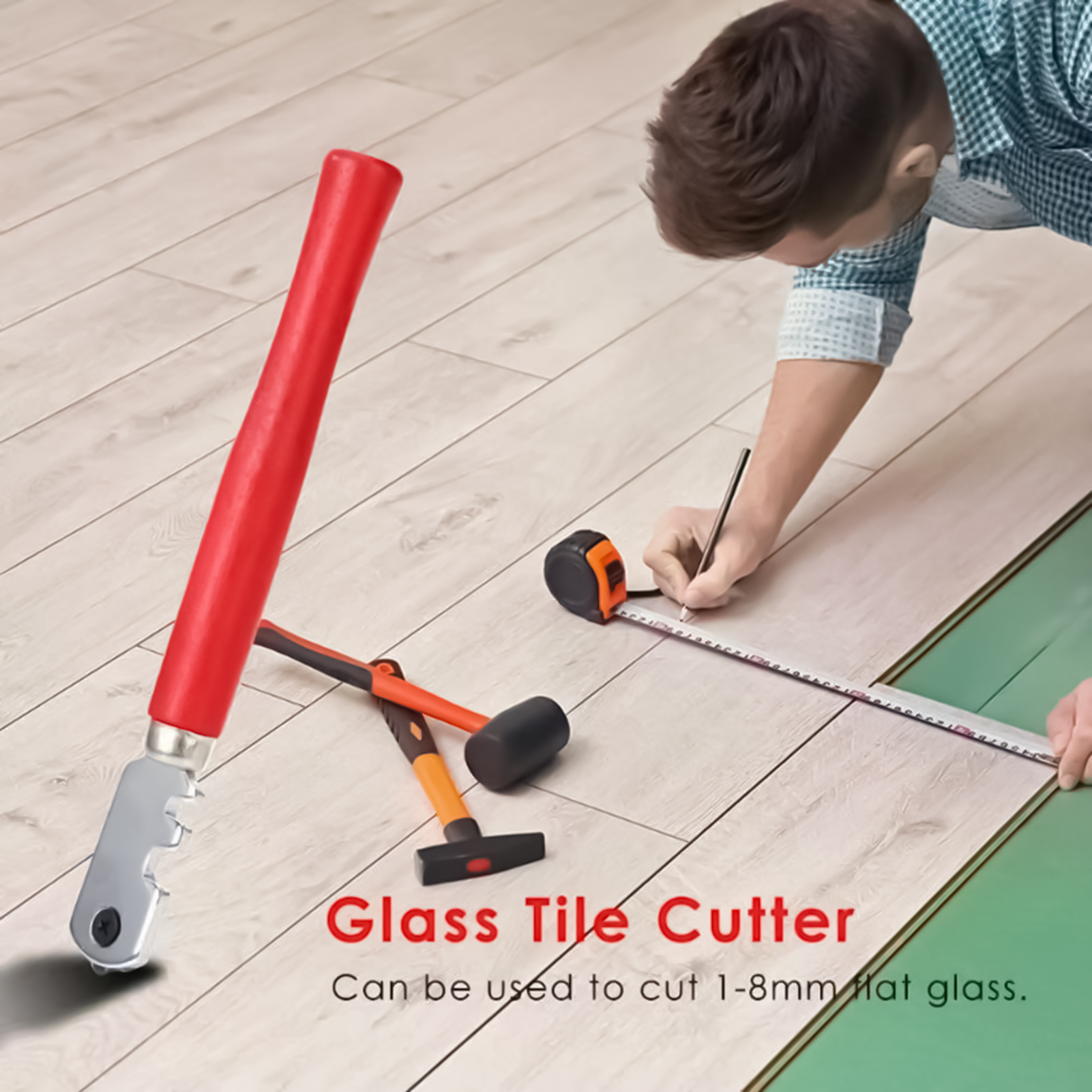 Home Improvement Shows - 1pc Glass Cutter Professional Heavy Duty