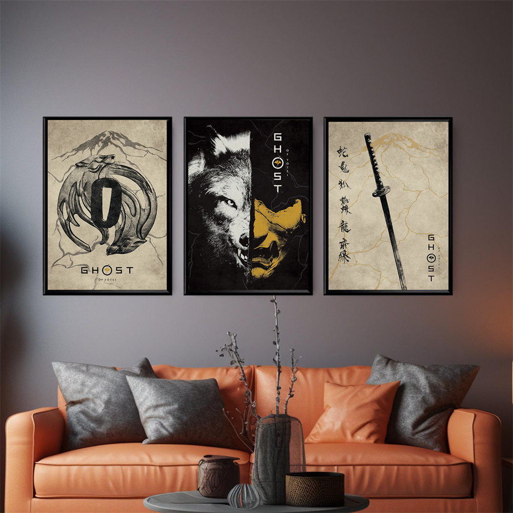 Home Improvement Game - Ghost of Yotei Poster Game Retro