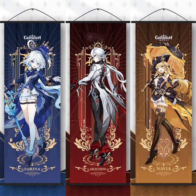 Home Improvement Game - Anime Impact Furina Neuvillette Arlecchino Poster