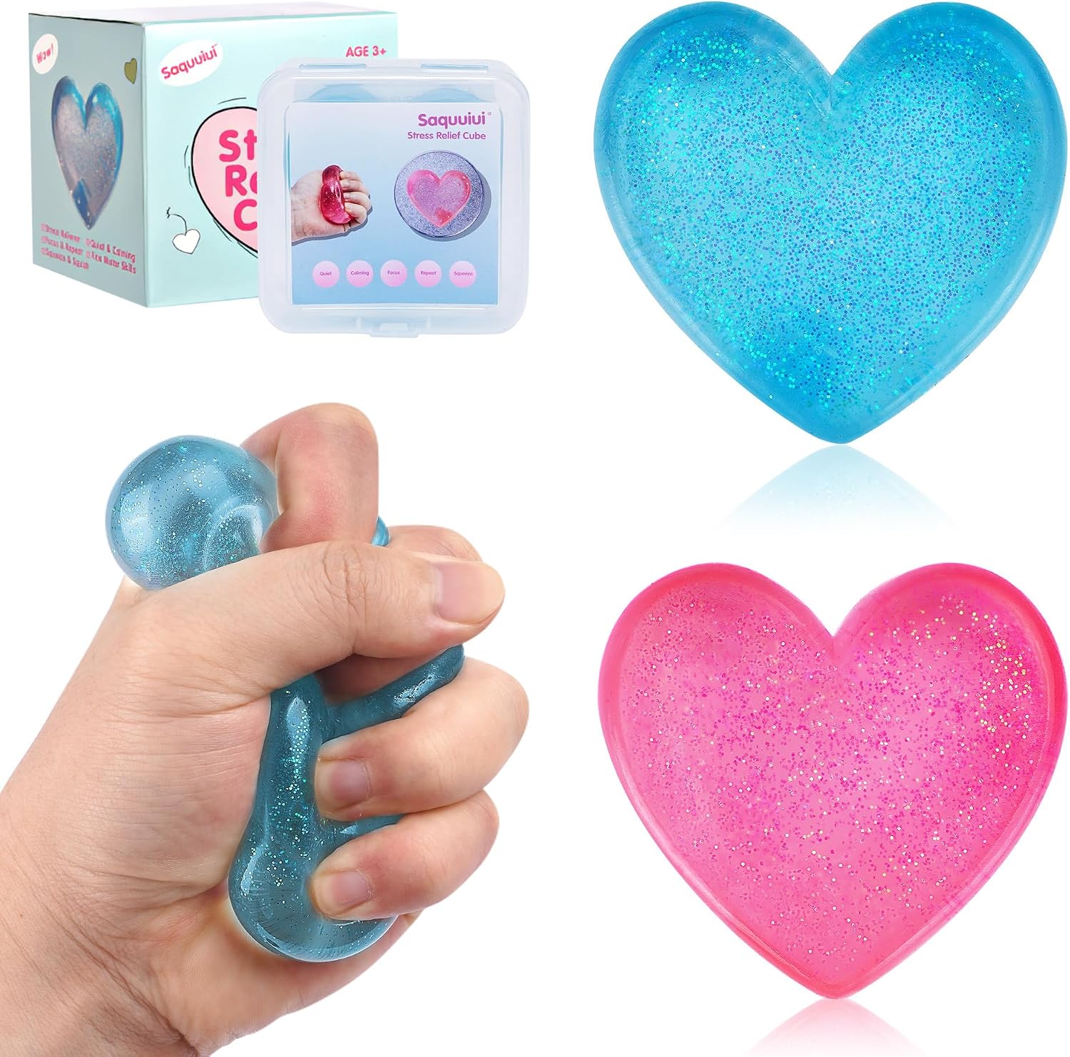 Home Improvement Cars - 2-Pack Stress Cube Set: Quiet Squishy