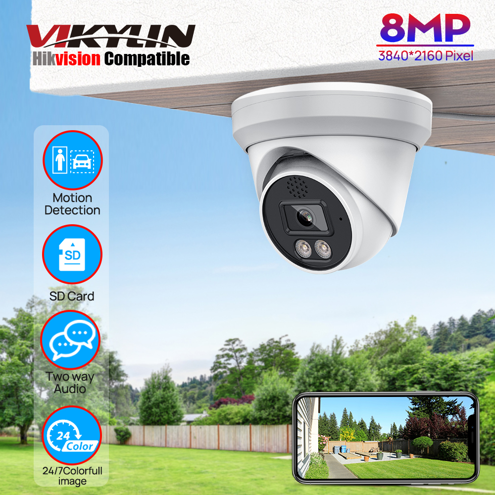 Home Improvement Definition - Vikylin 6/8MP 4K Full-Color Night Vision