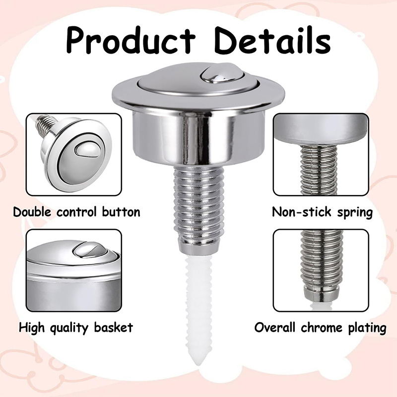Dual Flush Toilet Button Flush – Toilet Flush Valve recenzja i cena