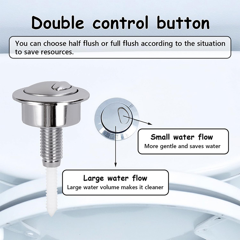 Dual Flush Toilet Button Flush – Toilet Flush Valve recenzja i cena