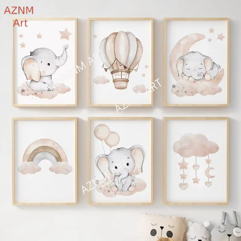 Elephant Balloon Rainbow Moon  – Home Improvement Kids recenzja i cena