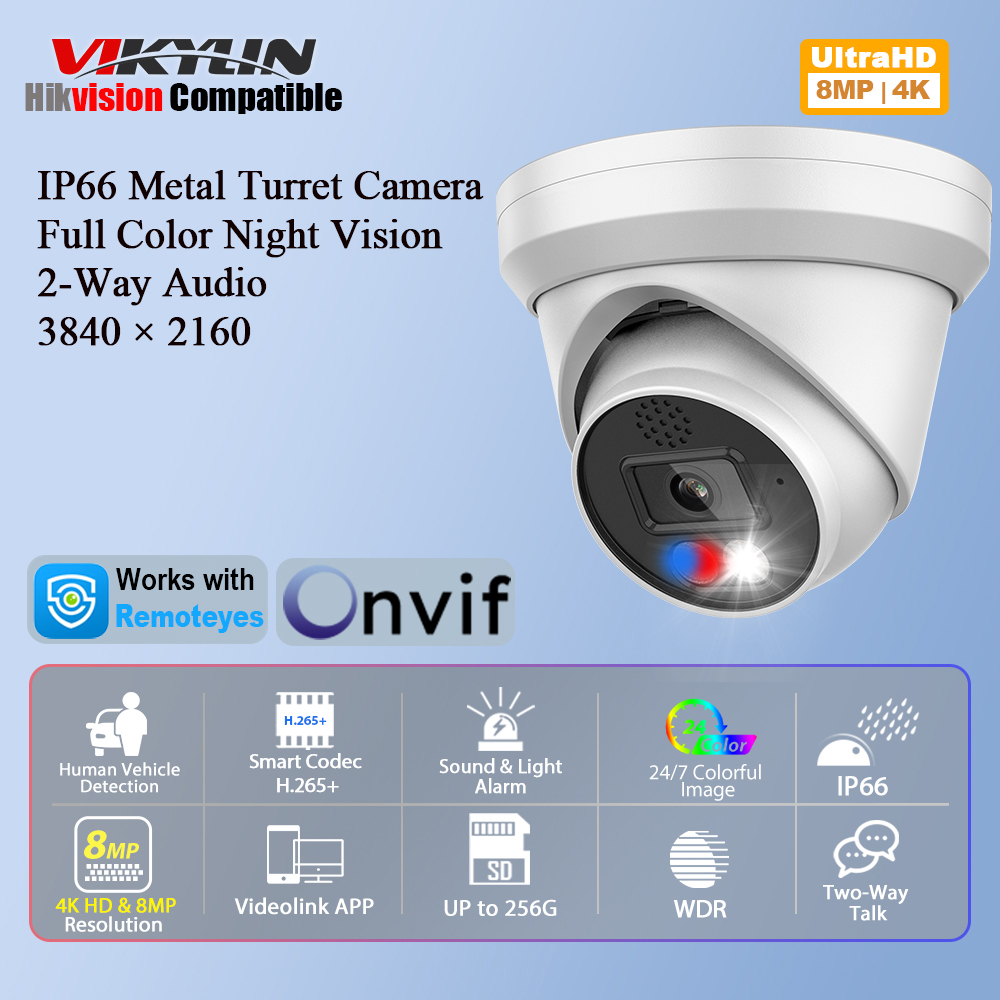 Vikylin 4K 8MP Alarm Full Colo – Home Improvement Cars recenzja i cena