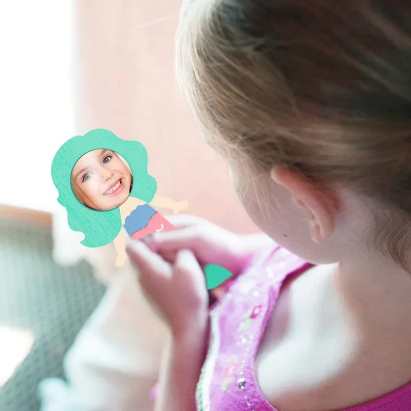 12PCS Mermaid Wooden Mirror Ha – Home Improvement Kids recenzja i cena