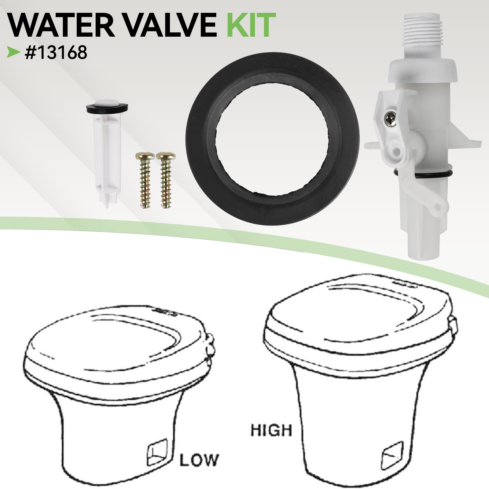 Upgraded Water Valve Kit For T – Toilet Flush Valve recenzja i cena