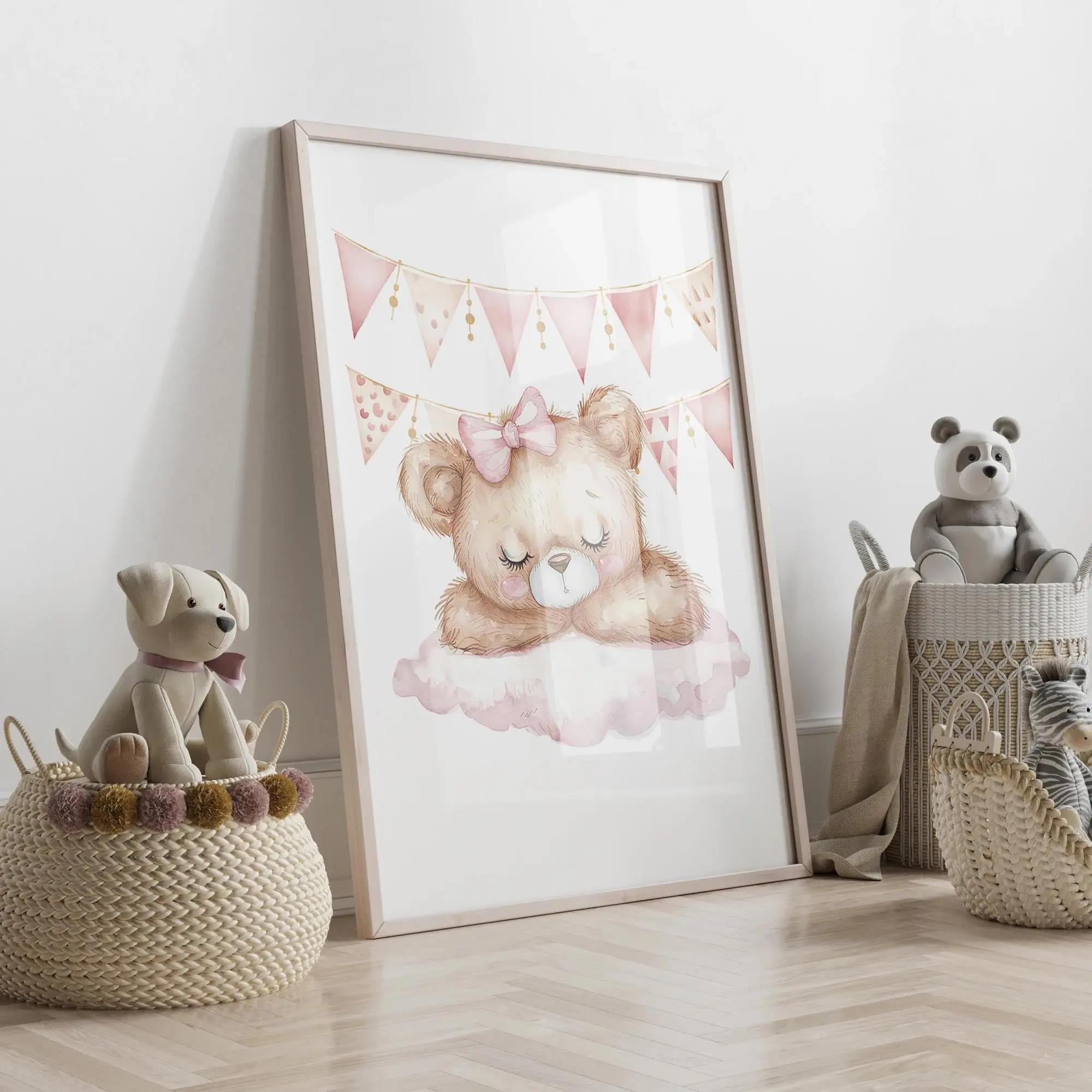 Pink Dream Bear Carousel Tent  – Home Improvement Kids recenzja i cena