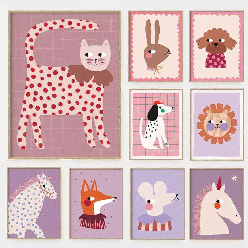 Cartoon Cute Animals Illustrat – Home Improvement Kids recenzja i cena