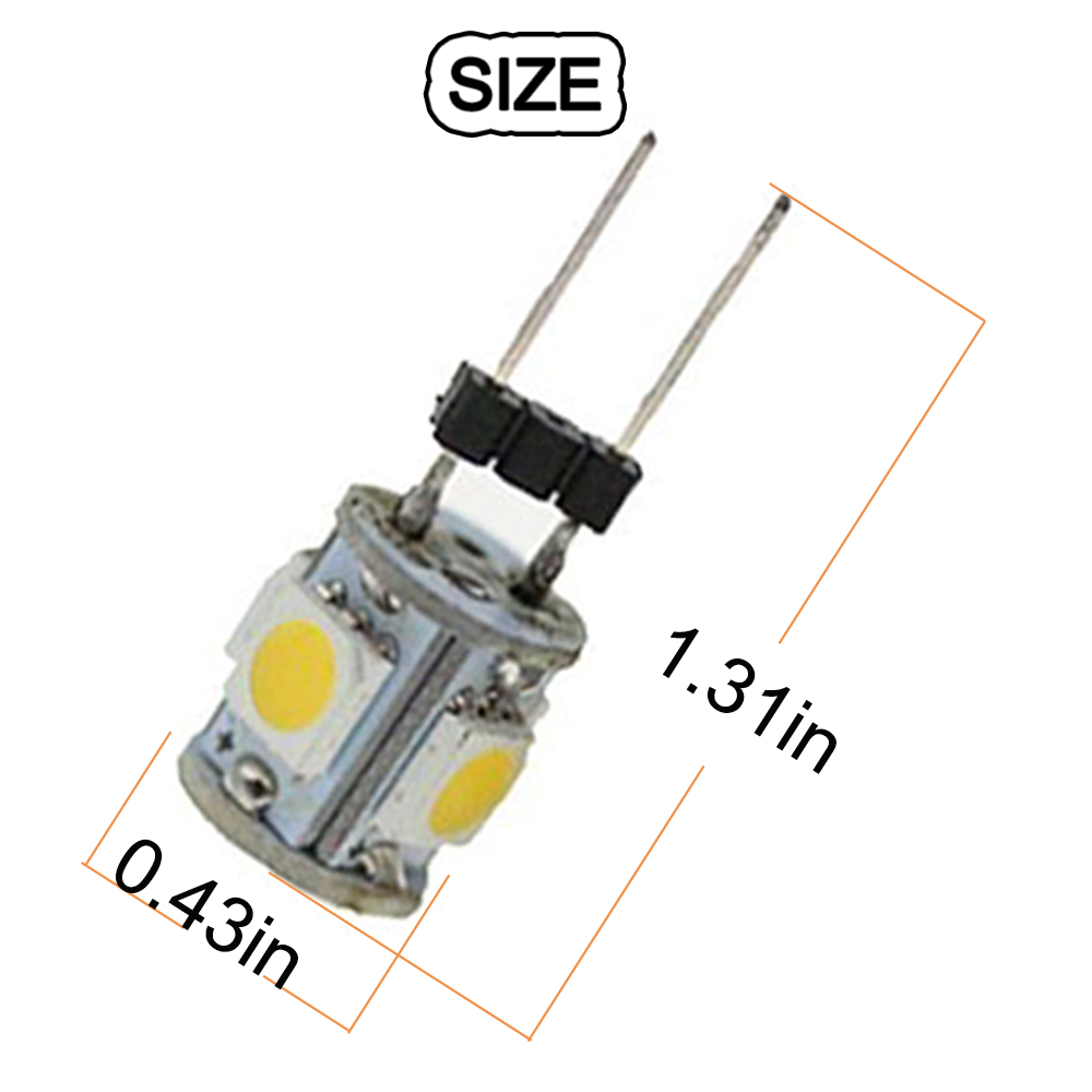 10pcs DC12V G4 5050 5 SMD LED  – Home Improvement Cars recenzja i cena