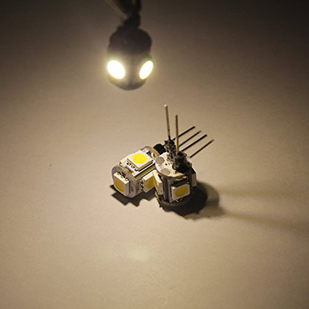 10pcs DC12V G4 5050 5 SMD LED  – Home Improvement Cars recenzja i cena