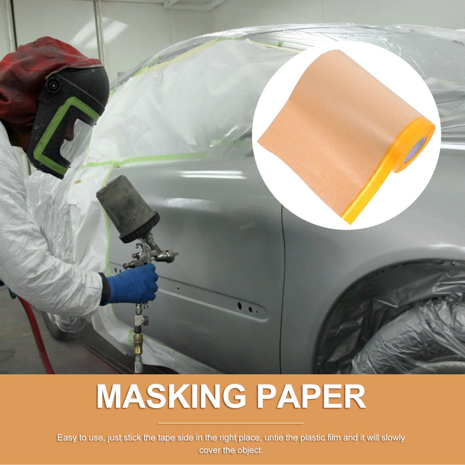 Automotive Masking Paper Roll  – Home Improvement Cars recenzja i cena