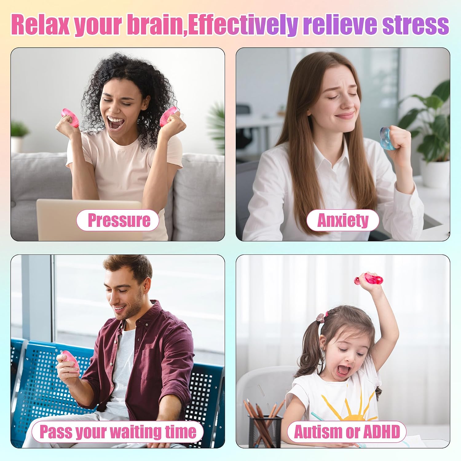 2-Pack Stress Cube Set: Quiet  – Home Improvement Cars recenzja i cena