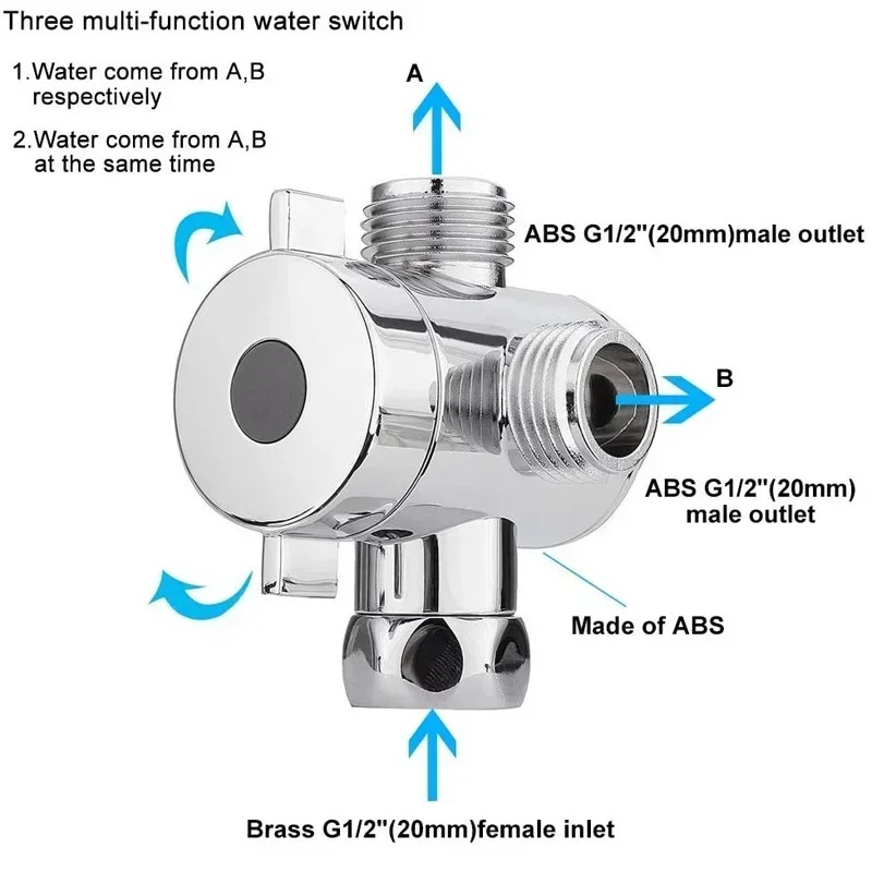 Diverter Valve G1/2 Splitter 2 – Toilet Flush Valve recenzja i cena